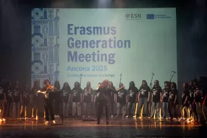 People performing on stage